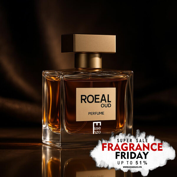 ROEAL Oud by Essenzo Extrait de Parfum Unisex | Intense Long-Lasting Agarwood Perfume for Men & Women